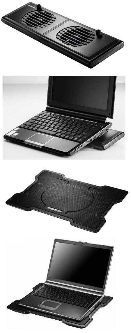 Cooler Master показывает кулеры для лэптопов: NotePal P2 и NotePal X-Slim